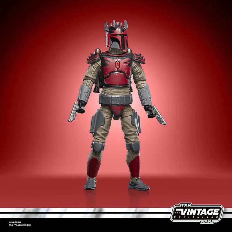 Star Wars VINTAGE Series 3.75 Inch Action Figure Mandalorian Super Commando Captainㅤ – Hasbro – ActionFigureBrasil