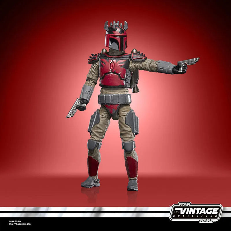 Star Wars VINTAGE Series 3.75 Inch Action Figure Mandalorian Super Commando Captainㅤ – Hasbro – ActionFigureBrasil