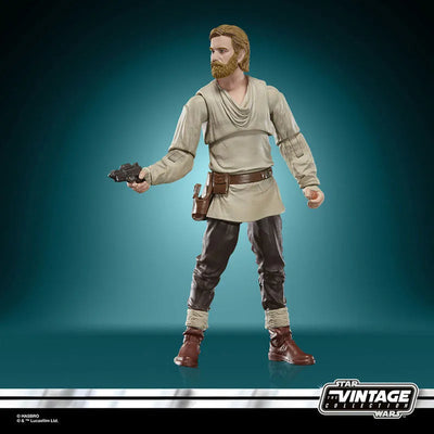 Star Wars"VINTAGE Series" 3.75 Inch, Action Figure Obi-Wan Kenobi (Wandering Jedi)ㅤ – Hasbro – ActionFigureBrasil — close