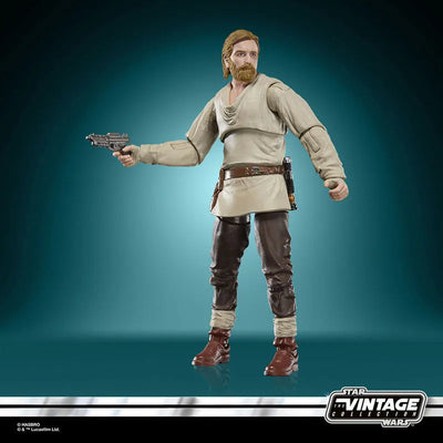 Star Wars"VINTAGE Series" 3.75 Inch, Action Figure Obi-Wan Kenobi (Wandering Jedi)ㅤ – Hasbro – ActionFigureBrasil — close