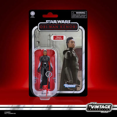 "Star Wars" "VINTAGE Series" 3.75 Inch, Action Figure Reva / Third Sisterㅤ – Hasbro – ActionFigureBrasil — com base expositora