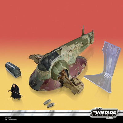 "Star Wars" "VINTAGE Series" 3.75 Inch, Action Figure / Vehicle Boba Fett's Starshipㅤ – Hasbro – ActionFigureBrasil — iluminação de estúdio