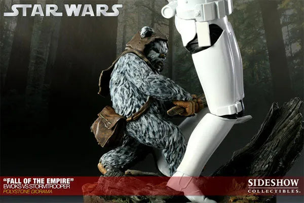 Star Wars VS. Diorama Series - Ewoks VS Stormtrooper (Fall Of The Empire)ㅤ – Sideshow Collectibles – ActionFigureBrasil