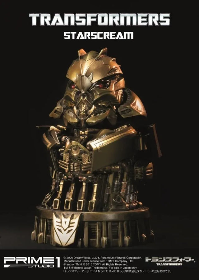 Starscream (Gold Version) Transformers (Film) – Prime1Studio – ActionFigure Brasil