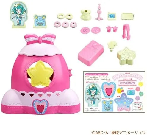 Star☆Twinkle Precure - Cure Milky - Prunce - Doll House - PreCoorde Doll - PreCoorde House - Star ☆ Twinkle PreCure Donut Spinning ♪ Star Rocket (Bandai)ㅤ – Bandai – ActionFigureBrasil