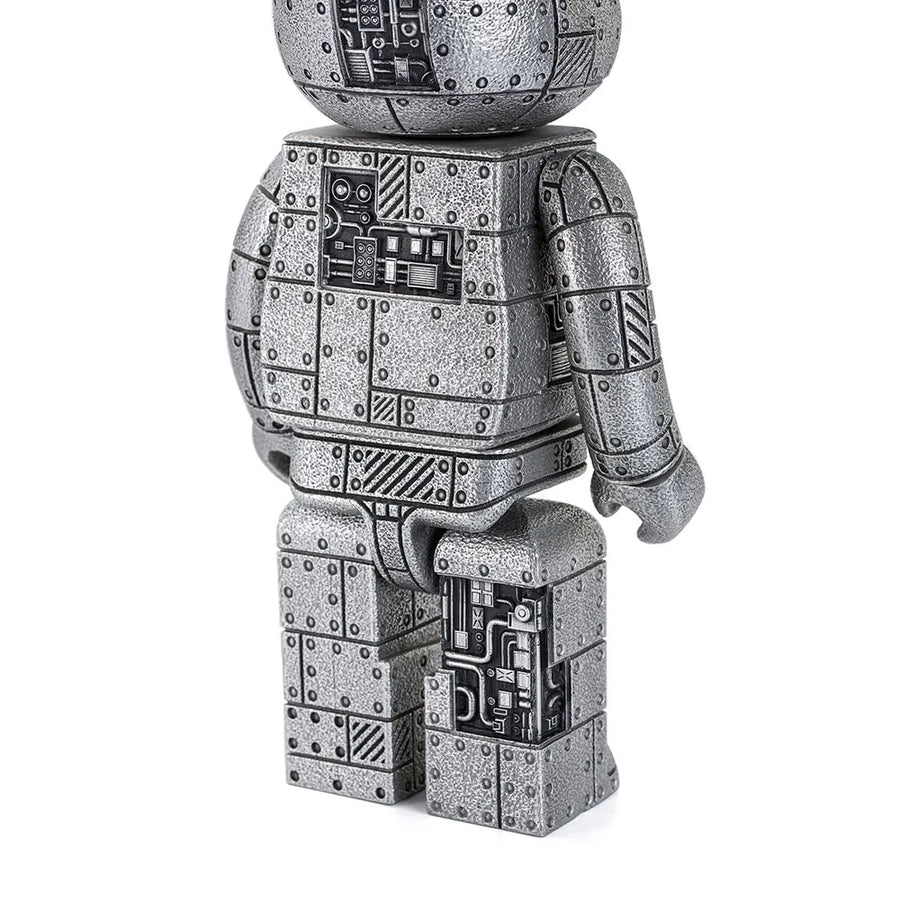 Steampunk Be@rbrick 400% Iron Bright (Special Edition) - LIMITED EDITION: 400 – Royal Selangor – ActionFigure Brasil