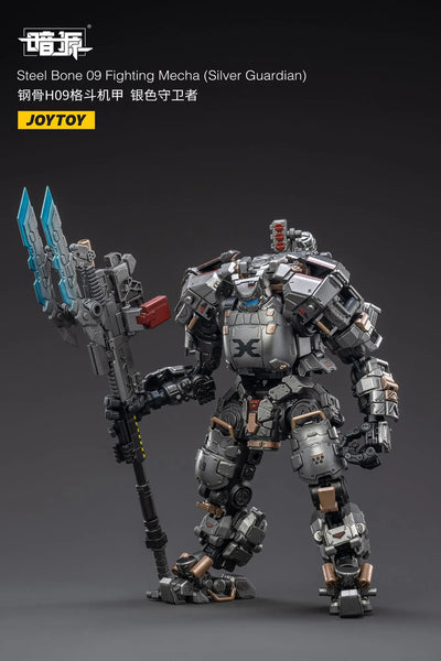 Steel Bone 09 - Fighting Mecha - Silver Guardian (Joytoy)ㅤ – JOYTOY – ActionFigureBrasil — ângulo diferente