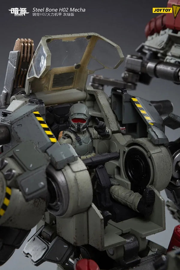 Steel Bone H20 Firepower Mecha (Gray-Green) – Joytoy – ActionFigure Brasil