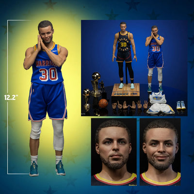 Stephen Curry (Deluxe Version) (Deluxe Version) – Infinity Studio – ActionFigure Brasil — acessórios
