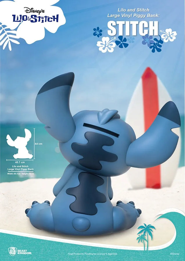 Stitch Large Vinyl Piggy Bank – Beast Kingdom – ActionFigure Brasil