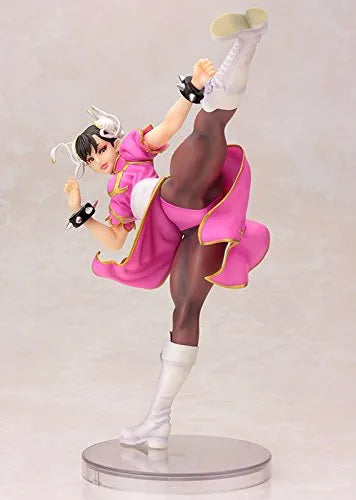 Street Fighter Bishoujo Spring: – Pink Costume – Limited Editionㅤ – Kotobukiya – ActionFigureBrasil