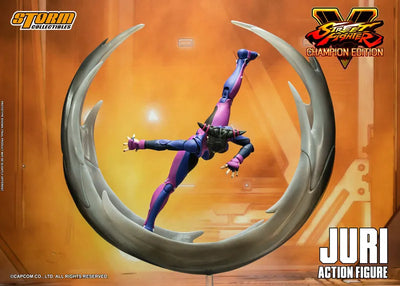 Street Fighter V - Champion Edition - Han Juri (Storm Collectibles)ㅤ – Storm Collectibles – ActionFigureBrasil — com base expositora