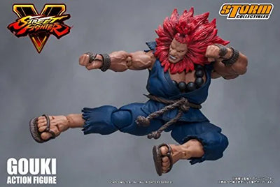 Street Fighter V - Gouki - 1/12 (Storm Collectibles)ㅤ – Storm Collectibles – ActionFigureBrasil — com base expositora