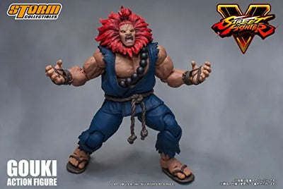 Street Fighter V - Gouki - 1/12 (Storm Collectibles)ㅤ – Storm Collectibles – ActionFigureBrasil — close