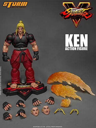 Street Fighter V - Ken Masters - 1/12 (Storm Collectibles)ㅤ – Storm Collectibles – ActionFigureBrasil
