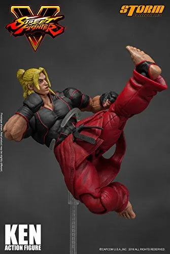 Street Fighter V - Ken Masters - 1/12 (Storm Collectibles)ㅤ – Storm Collectibles – ActionFigureBrasil — detalhe do produto