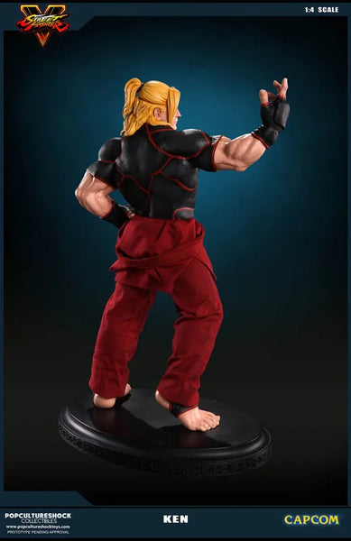 Street Fighter V - Ken Masters 1/4 Statue(Provisional Pre-order)ㅤ – Puella Magi Madoka Magica – ActionFigureBrasil — close