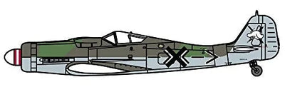 Strike Witches - Strike Witches 2 - Strike Witches Movie - Gertrud Barkhorn - Focke-Wulf Fw190D-9 - 1/72 (Hasegawa)ㅤ – Hasegawa – ActionFigureBrasil — detalhe do produto