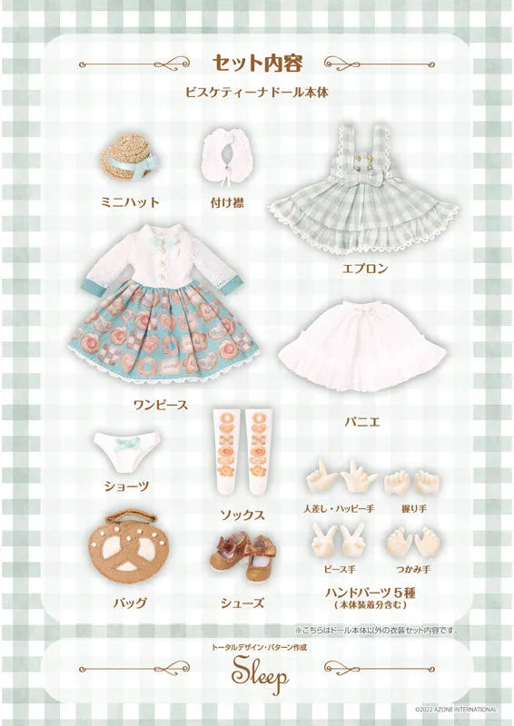 Sugar Cups - Biscuitina - 1/12 - Sleep × SugarCups, ～Peppermint Time～ (Azone)ㅤ – Azone International – ActionFigureBrasil