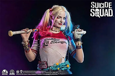 Suicide Squad - Harley Quinn - 1/1 - Life-size Bust (Infinity Studio)ㅤ – Infinity Studio – ActionFigureBrasil — ângulo diferente