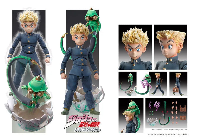 Super Action Statue JoJo's Bizarre Adventure Part.4 Koichi Hirose & Ec (Act1)ㅤ – Medicos Entertainment – ActionFigureBrasil