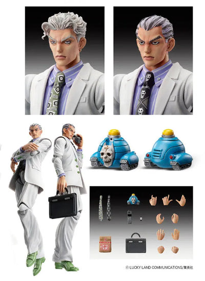 Super Action Statue - JoJo's Bizarre Adventure Part.IV #20 Yoshikage Kira (Hirohiko Araki Specified Color)ㅤ – Puella Magi Madoka Magica – ActionFigureBrasil — ângulo diferente