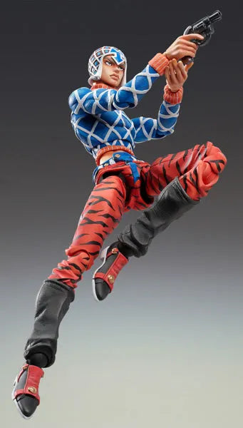 Super Action Statue - JoJo's Bizarre Adventure Part.V #34 Guido Mista and Sex Pistolsㅤ – Medicos Entertainment – ActionFigureBrasil