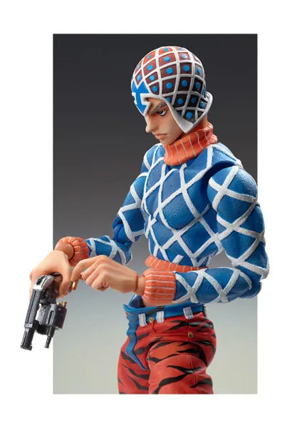 Super Action Statue - JoJo's Bizarre Adventure Part.V #34 Guido Mista and Sex Pistolsㅤ – Medicos Entertainment – ActionFigureBrasil
