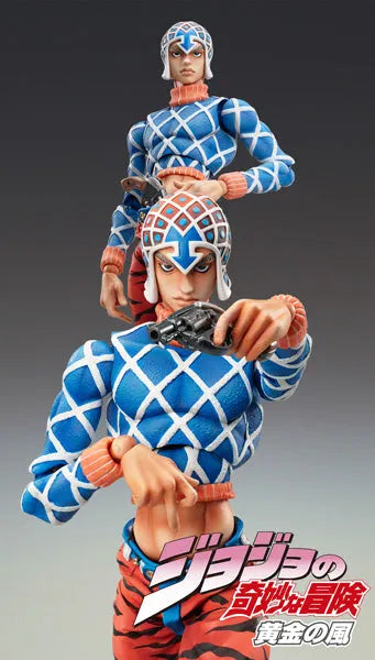 Super Action Statue - JoJo's Bizarre Adventure Part.V #34 Guido Mista and Sex Pistolsㅤ – Medicos Entertainment – ActionFigureBrasil