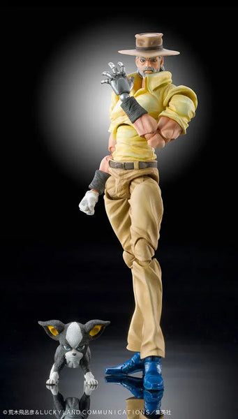 Super Action Statue Joseph Joestar & Iggy JoJo's Bizarre Adventure [Medicos Entertainment]ㅤ – Medicos Entertainment – ActionFigureBrasil — iluminação de estúdio