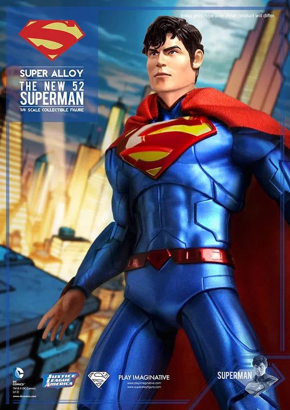 Super Alloy 1/6 Collectible Figure Series - NEW 52 Superman Limited Editionㅤ – P. I. – ActionFigureBrasil