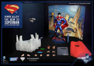 Super Alloy 1/6 Collectible Figure Series - NEW 52 Superman Limited Editionㅤ – P. I. – ActionFigureBrasil — ângulo diferente