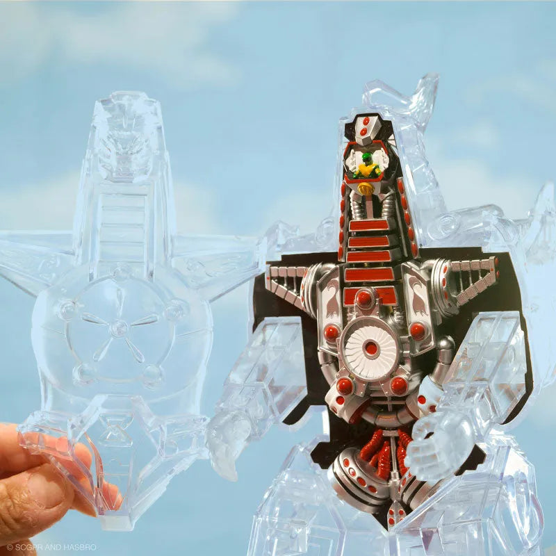 Super Cyborg / Mighty Morphin Power Rangers: Dragonzord Clear verㅤ – Super7 – ActionFigureBrasil