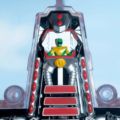 Super Cyborg / Mighty Morphin Power Rangers: Dragonzord Clear verㅤ – Super7 – ActionFigureBrasil — com base expositora