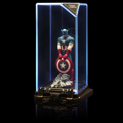 Super Hero Illuminate Gallery Collection 1: Captain Americaㅤ – Topi – ActionFigureBrasil — ângulo diferente