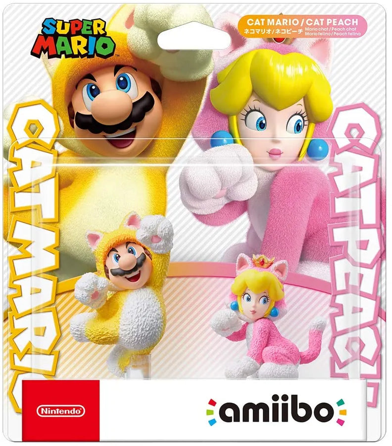 Super Mario 3D World - Peach Hime - Mario - Amiibo - Amiibo Super Mario Series - Neko Mario (Nintendo)ㅤ – Nintendo – ActionFigureBrasil