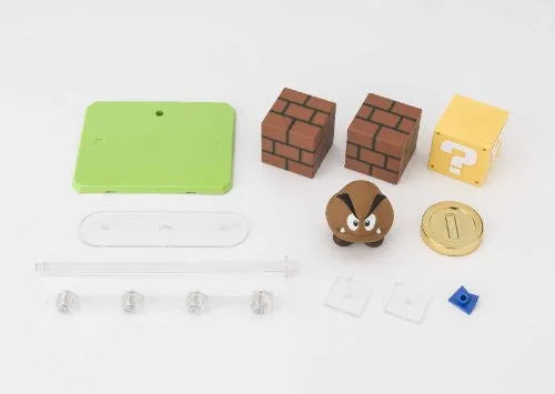 Super Mario Brothers - Kuribou - S.H.Figuarts - S.H.Figuarts Playset - Diorama Play Set A - A (Bandai)ㅤ – Bandai – ActionFigureBrasil