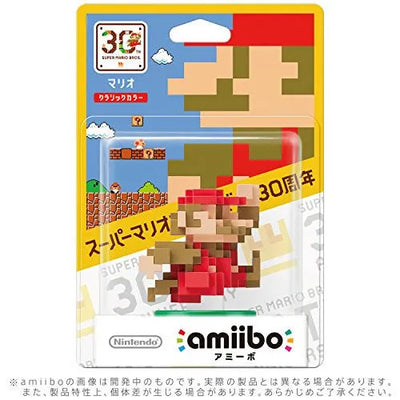 Super Mario Brothers - Mario - Amiibo - Amiibo Super Mario Bros. 30th Series - Classic Colour (Nintendo)ㅤ – Nintendo – ActionFigureBrasil — ângulo diferente