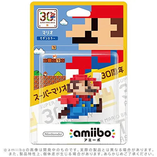 Super Mario Brothers - Mario - Amiibo - Amiibo Super Mario Bros. 30th Series - Modern Colour (Nintendo)ㅤ – Nintendo – ActionFigureBrasil