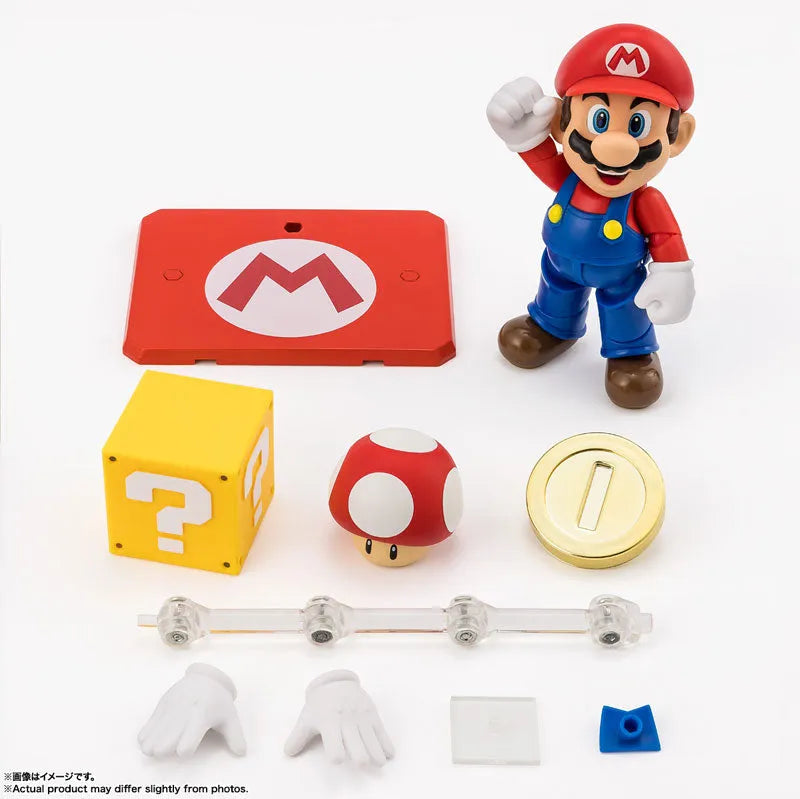 Super Mario Brothers - Mario - S.H.Figuarts (Bandai Spirits)ㅤ – Bandai Spirits – ActionFigureBrasil