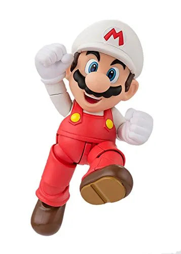 Super Mario Brothers - Mario - S.H.Figuarts - Fire Marioㅤ – Bandai – ActionFigureBrasil