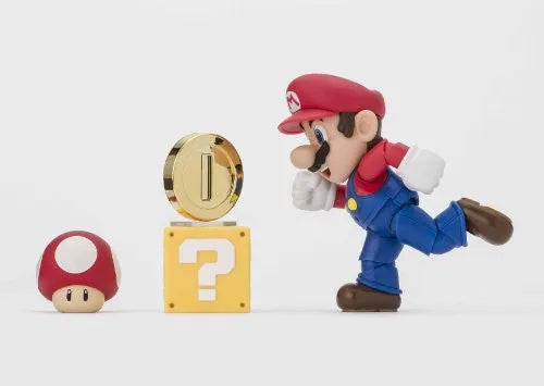 Super Mario Brothers - Mario - Super Kinoko - S.H.Figuarts (Bandai)ㅤ – Bandai – ActionFigureBrasil