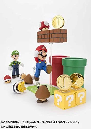 Super Mario Brothers - Met - Pakkun Flower - S.H.Figuarts - S.H.Figuarts Playset - Diorama Play Set C - C (Bandai)ㅤ – Bandai – ActionFigureBrasil — ângulo diferente