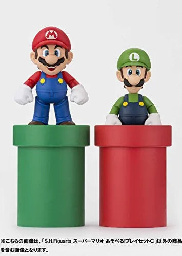 Super Mario Brothers - Met - Pakkun Flower - S.H.Figuarts - S.H.Figuarts Playset - Diorama Play Set C - C (Bandai)ㅤ – Bandai – ActionFigureBrasil