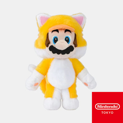 Super Mario - Power Up Plushie - Cat Mario - Nintendo Tokyo Exclusive (Nintendo Store)ㅤ – Nintendo – ActionFigureBrasil