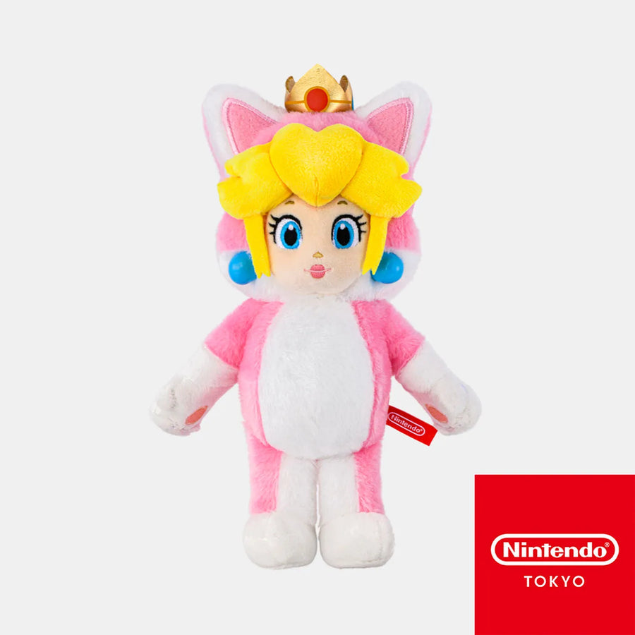Super Mario - Power Up Plushie - Cat Peach - Nintendo Tokyo Exclusive (Nintendo Store)ㅤ – Nintendo – ActionFigureBrasil