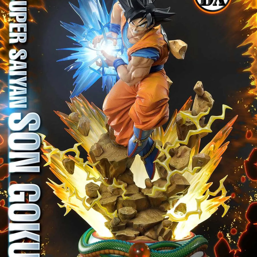 Super Saiyan Son Goku (Deluxe Version) Dragon Ball Z – Prime1Studio – ActionFigure Brasil