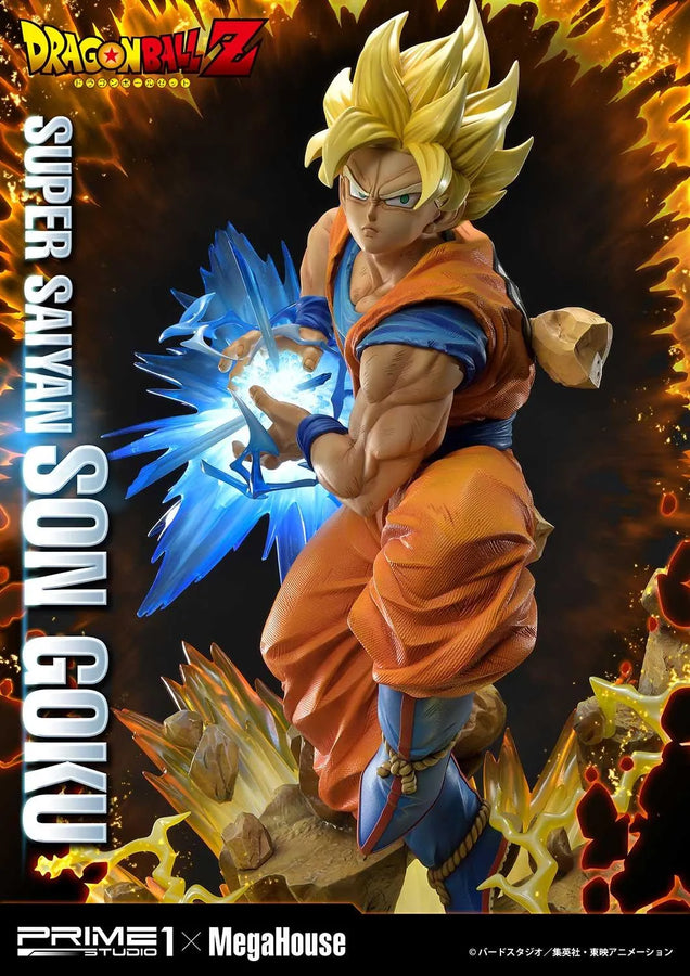 Super Saiyan Son Goku (Deluxe Version) Dragon Ball Z – Prime1Studio – ActionFigure Brasil