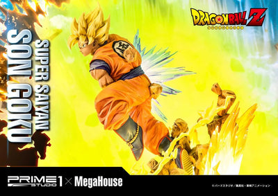 Super Saiyan Son Goku (Deluxe Version) Dragon Ball Z – Prime1Studio – ActionFigure Brasil