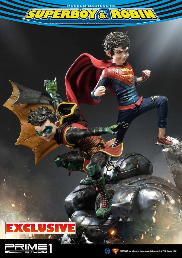 Superboy & Robin (Exclusive Version) Superman (Comics) – Prime1Studio – ActionFigure Brasil